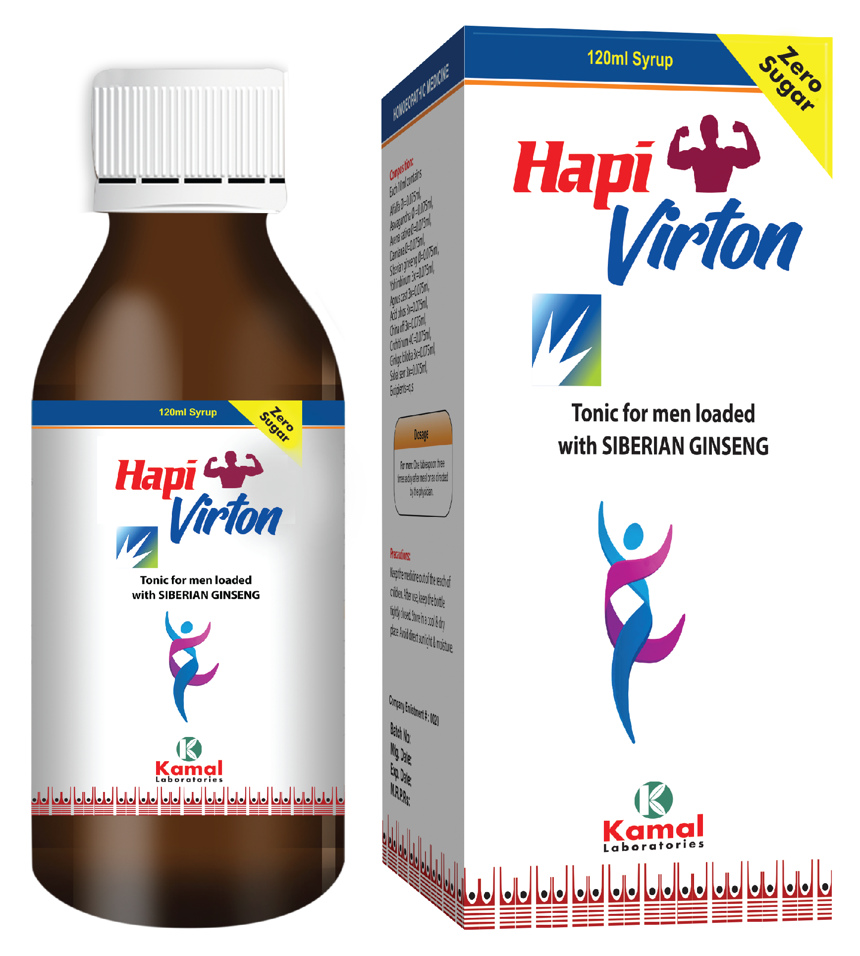 Hapi Virton Syrup (Sugar Free)